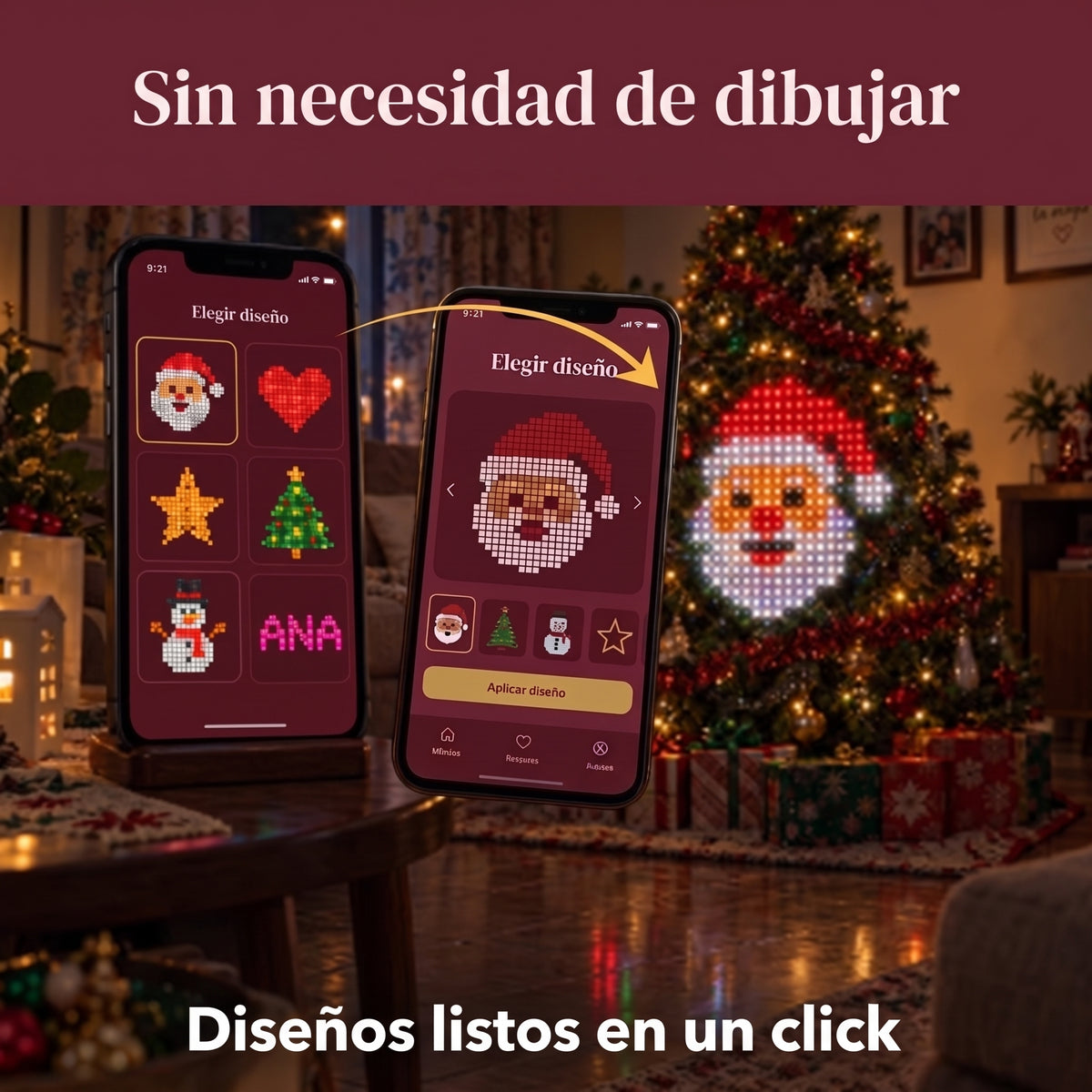 Luces Inteligentes para Árbol de Navidad