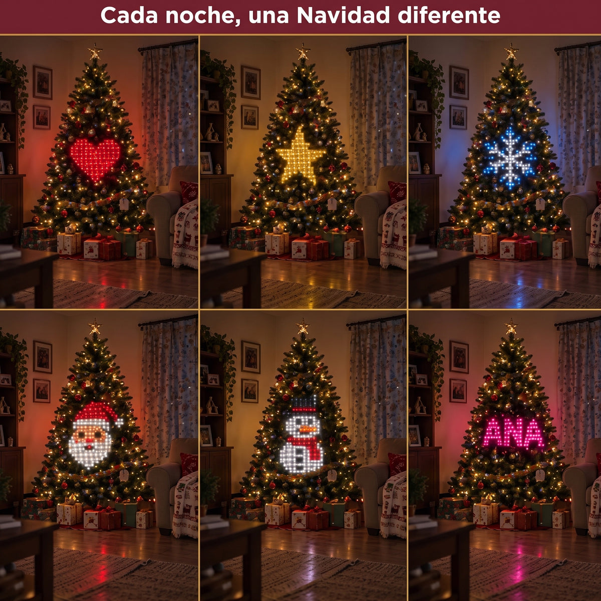 Luces Inteligentes para Árbol de Navidad